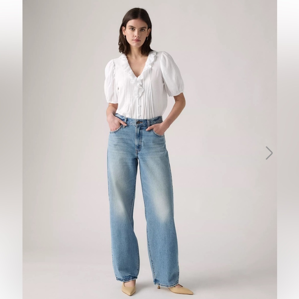 Levi’s baggy dad jeans light wash - Picture 2 of 13